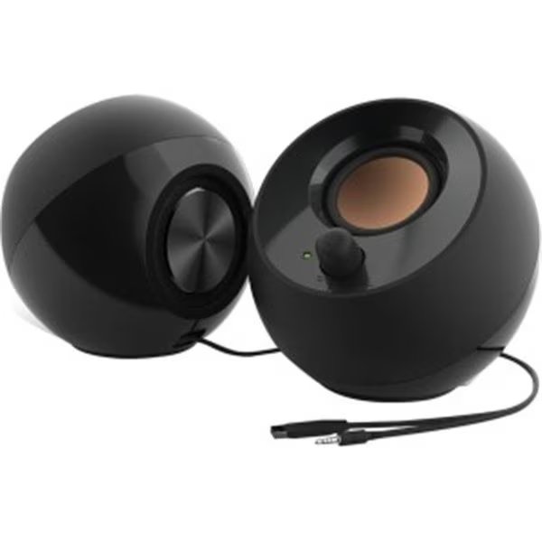 Creative Labs MF1680AA000 Pebble Desktop Speakers; Black, Creative Labs, Mfr#: MF1680AA000